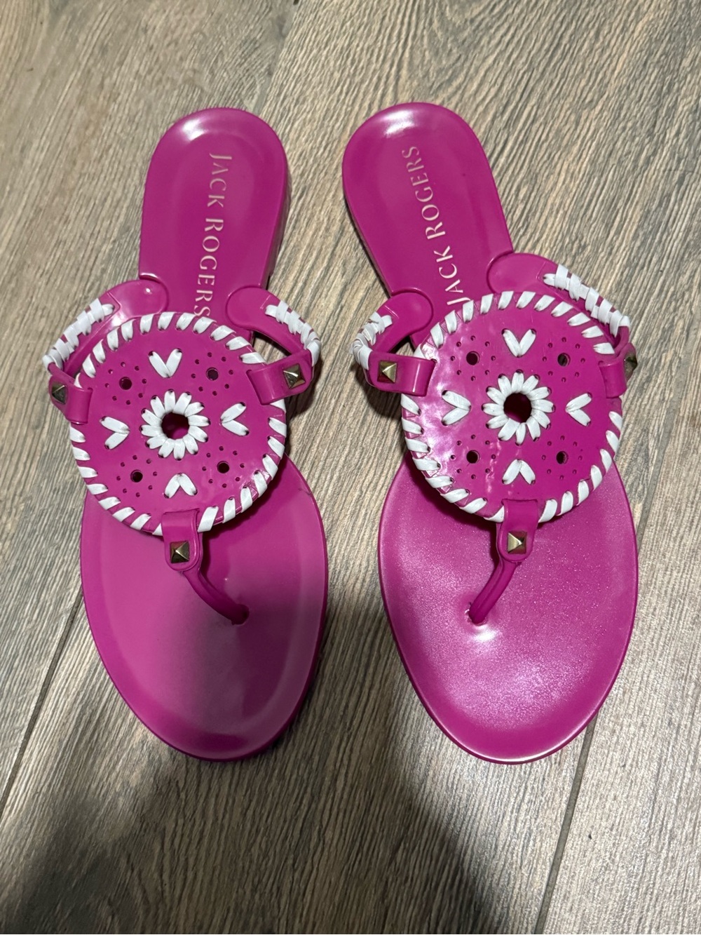 Jack Rogers Jelly Sandals, Size 8